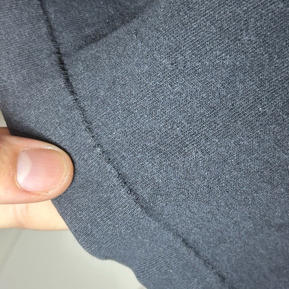 Vintage 90's Tuxedo print longsleeve single-stitch shirt - Picture 5 of 7